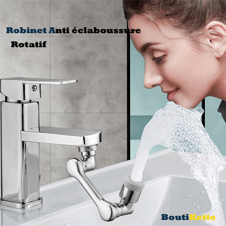 Embout de robinet rotatif à 1080 ° - Extension de robinet universel avec  filtre pulvérisateur pour le lavage du vi , la gargle[933]