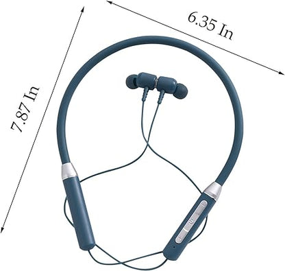 Écouteurs Bluetooth Rechargeable Du Tour De Cou À Suppression De Bruit Avec Micro.